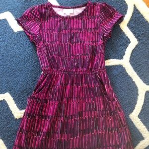 Lularoe girl’s dress size 8 *has pockets*